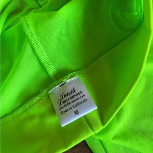 Kids Neon Green Shorts